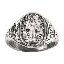 MIRACULOUS MEDAL STERLING RING SIZE 11